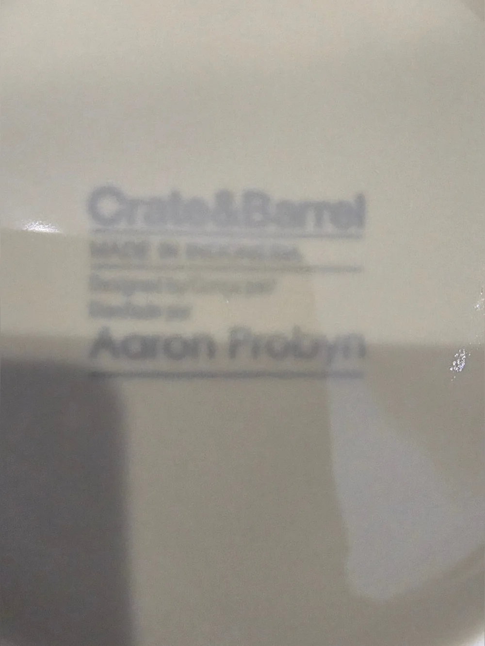Crate & Barrel Aaron Probyn Hue Coffee Mugs Beige/Brown 12oz. Set of 4